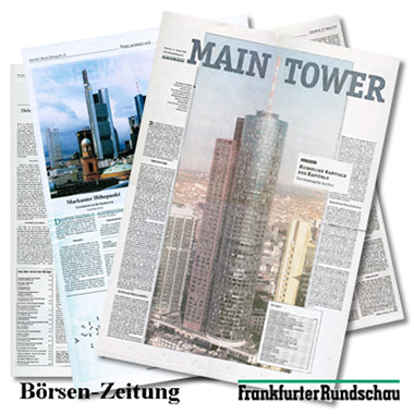 Zeitungsbeilage Frankfurter Rundschau und Börsen-Zeitung